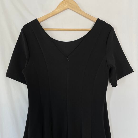 NWT Lookbook Store Dress Special Occasion Knee Length A Line Black Size 0 Medium - Picture 4 of 8